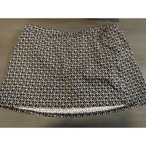 SKIRTED black LANDS END swimsuit bikini bottom size 16